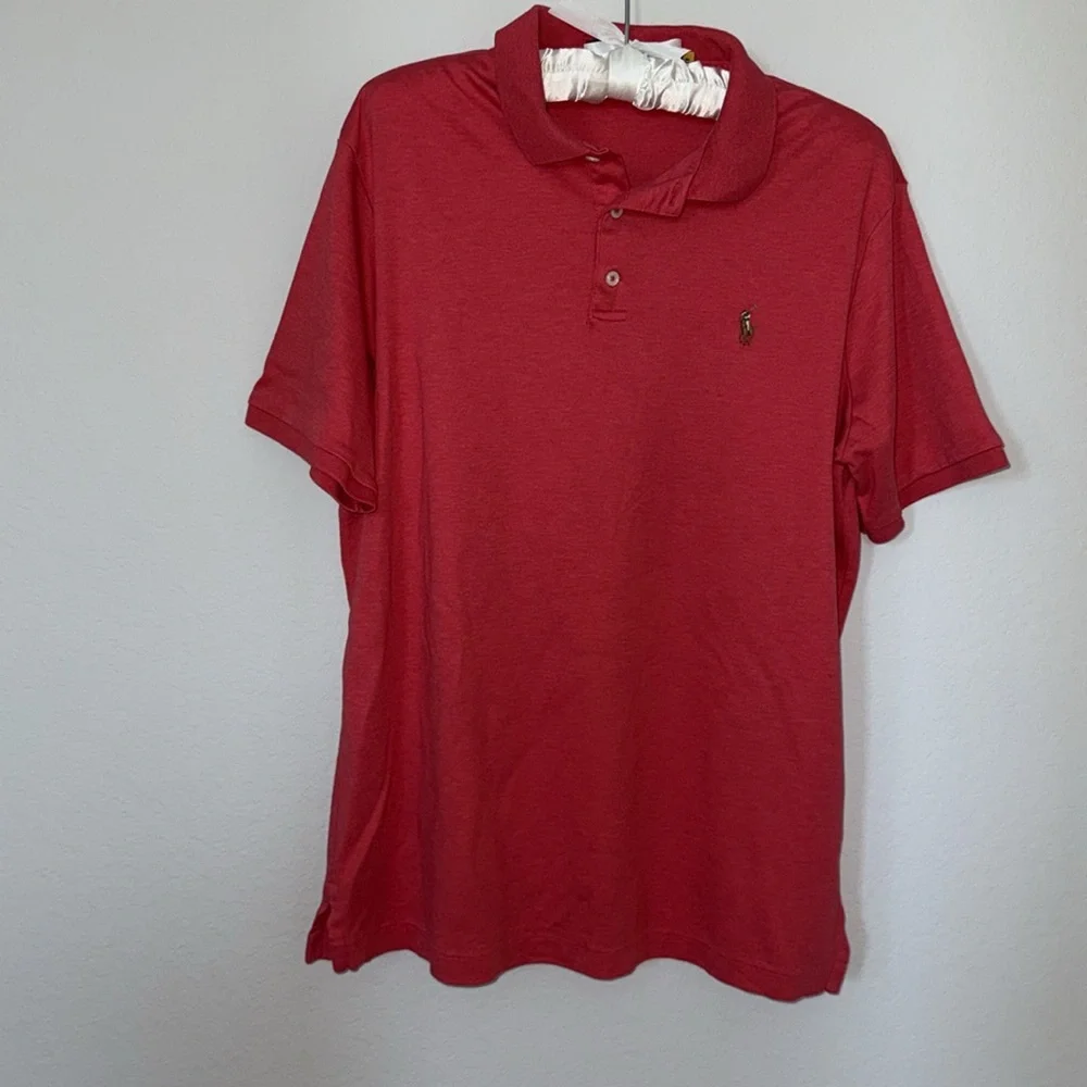 Ralph Lauren Classic Fit Light Red‎ Polo T- Shirt Medium